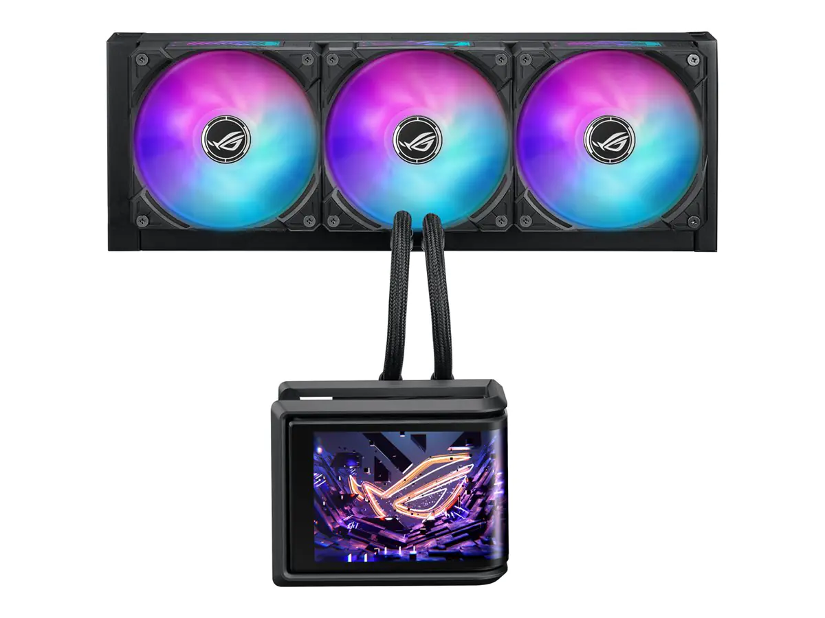 ASUS ROG Ryuo IV SLC 360 ARGB - Prozessor-Flüssigkeitskühlsystem - Kühlergröße: 360 mm - (für: LGA1700, LGA1851, AM4, AM5) - Kupfer - 120 mm