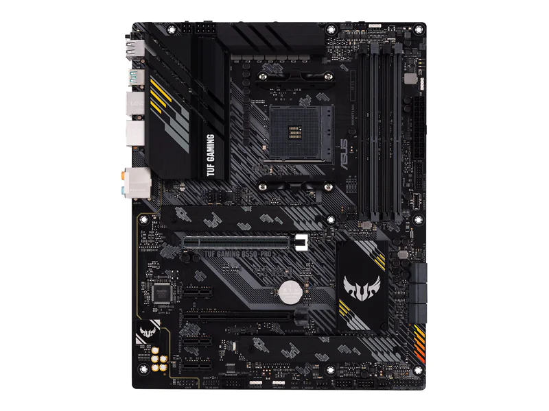 ASUS TUF GAMING B550-PRO - Motherboard - ATX - Socket AM4 - AMD B550 Chipsatz - USB-C Gen2, USB-C Gen1, USB 3.2 Gen 1, USB 3.2 Gen 2 - 2.5 Gigabit LAN - Onboard-Grafik (CPU erforderlich) - HD Audio (8-Kanal)