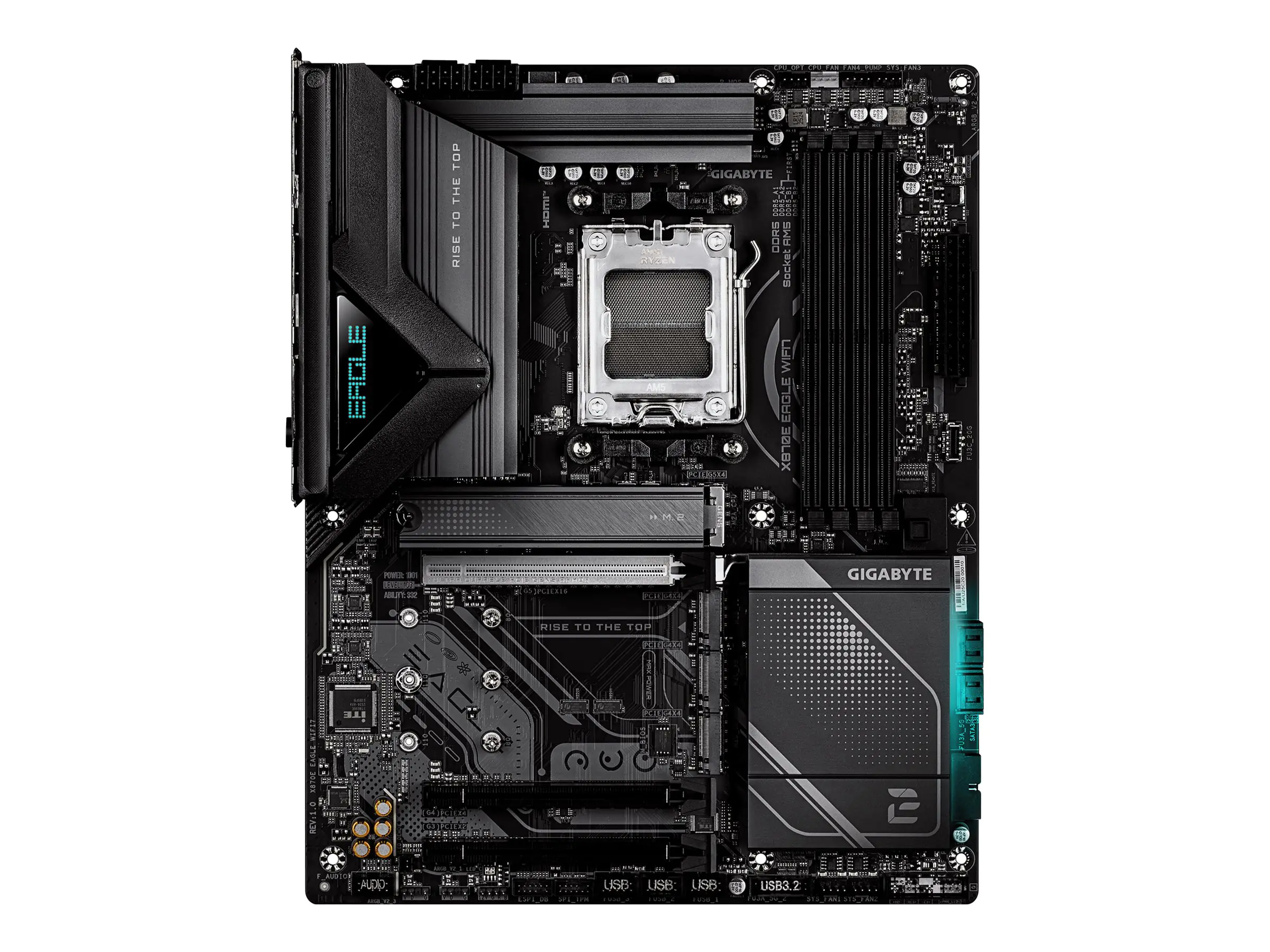 Gigabyte X870E EAGLE WIFI7 - Motherboard - ATX - Socket AM5 - AMD X870E Chipsatz - USB4, USB 3.2