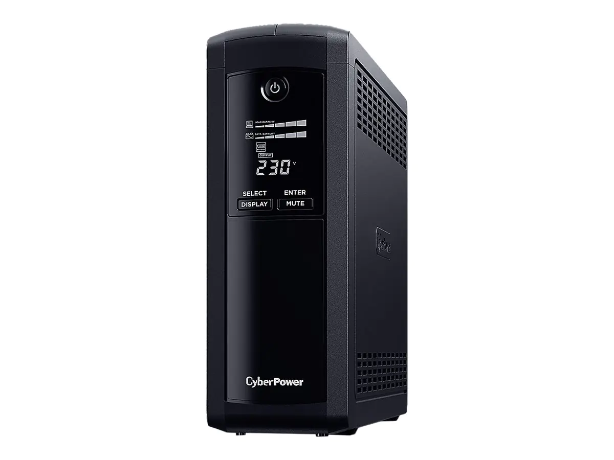 CyberPower Value Pro VP1200EILCD - USV - Wechselstrom 230 V - 720 Watt - 1200 VA - 1-phasig - RS-232, USB - Ausgangsanschlüsse: 8 - Schwarz