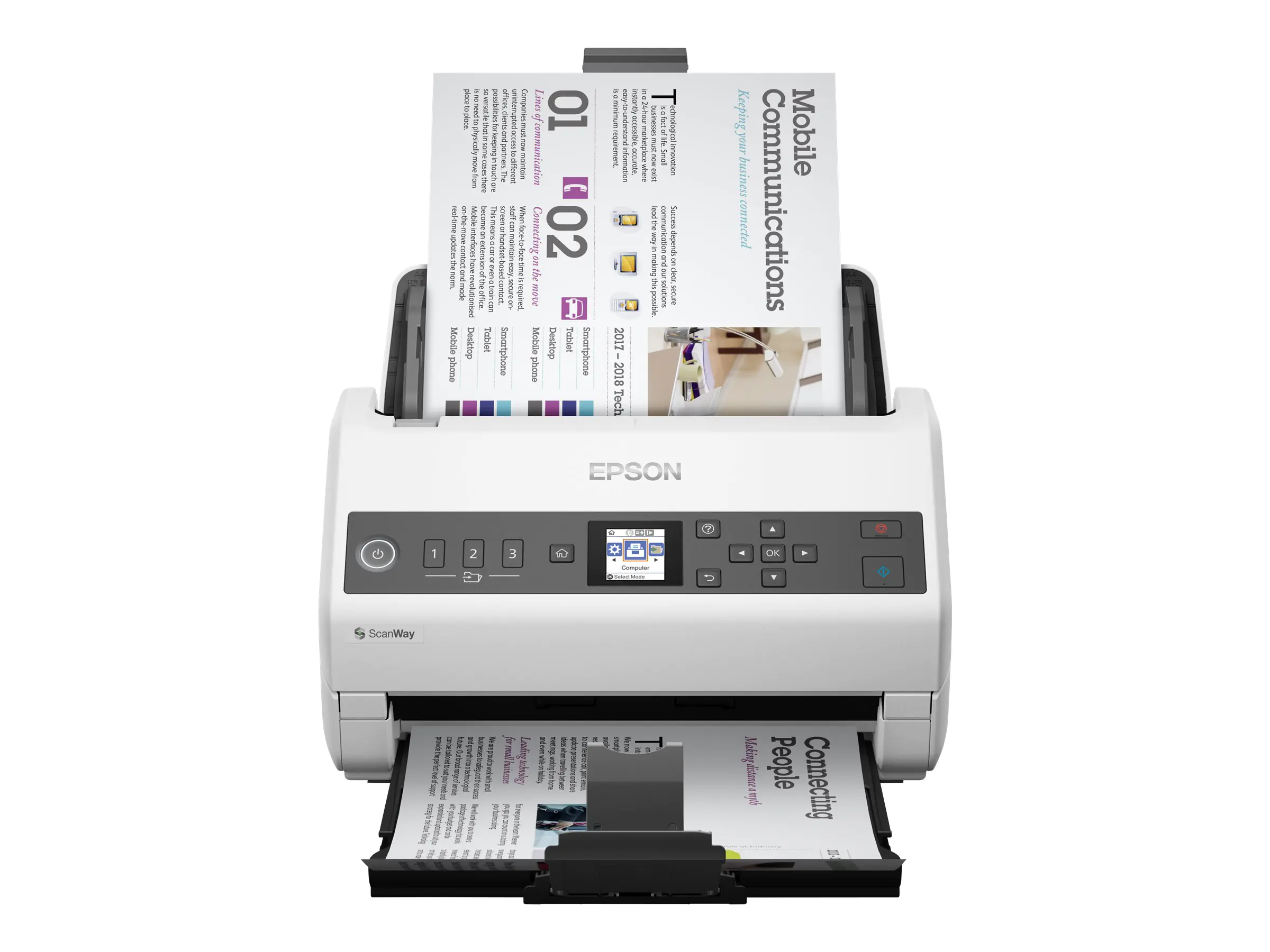 Epson WorkForce DS-730N - Dokumentenscanner - Contact Image Sensor (CIS) - Duplex - A4/Legal - 600 dpi x 600 dpi - bis zu 40 Seiten/Min. (einfarbig) / bis zu 40 Seiten/Min. (Farbe) - automatischer Dokumenteneinzug (100 Blätter) - bis zu 4500 Scanvorgänge/ Epson WorkForce DS-730N - Dokumentenscanner - Contact Image Sensor (CIS) - Duplex - A4/Legal - 600 dpi x 600 dpi - bis zu 40 Seiten/Min. (einfarbig) / bis zu 40 Seiten/Min. (Farbe) - automatischer Dokumenteneinzug (100 Blätter) - bis zu 4500 Scanvorgänge/