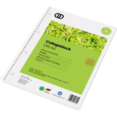 Soennecken Collegeblock oeco 2367 RC A4 80Blatt kariert Soennecken Collegeblock oeco 2367 RC A4 80Blatt kariert