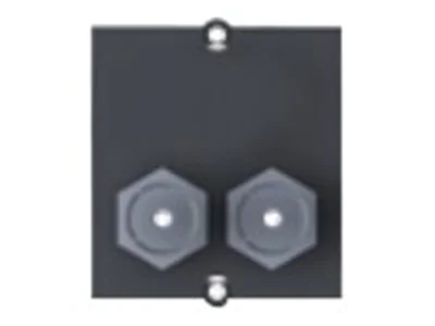 Bachmann Custom module - Modulares Faceplate-Snap-In - F-Stecker X 2 - Schwarz Bachmann Custom module - Modulares Faceplate-Snap-In - F-Stecker X 2 - Schwarz