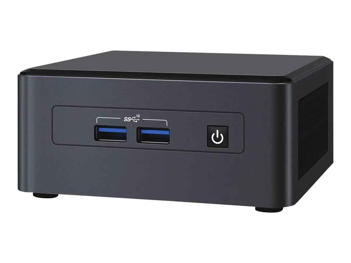 Intel Next Unit of Computing Kit 11 Pro Kit - NUC11TNHi5 - Barebone - Mini-PC - 1 x Core i5 1135G7 / 2.4 GHz - RAM 0 GB - Intel Iris Xe Grafikkarte - 1GbE, 2.5GbE - WLAN: Bluetooth 5.0, 802.11a/b/g/n/ac/ax