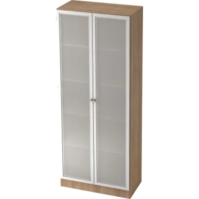 Hammerbacher Glastürenschrank Solid V6100G/W/S/SG 80x42x200,4cm nußbaum Hammerbacher Glastürenschrank Solid V6100G/W/S/SG 80x42x200,4cm nußbaum