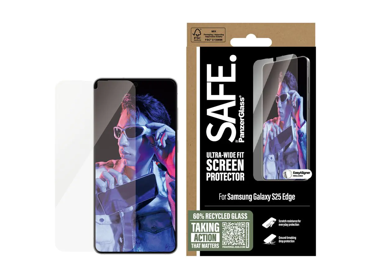 PanzerGlass SAFE Displayschutz Samsung Galaxy Edge Ultra-Wide Fit