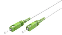 Wentronic Goobay Glasfaserkabel FTTH Singlemode OS2 White weiß Simplex 2 m - Single- bzw. Monomode