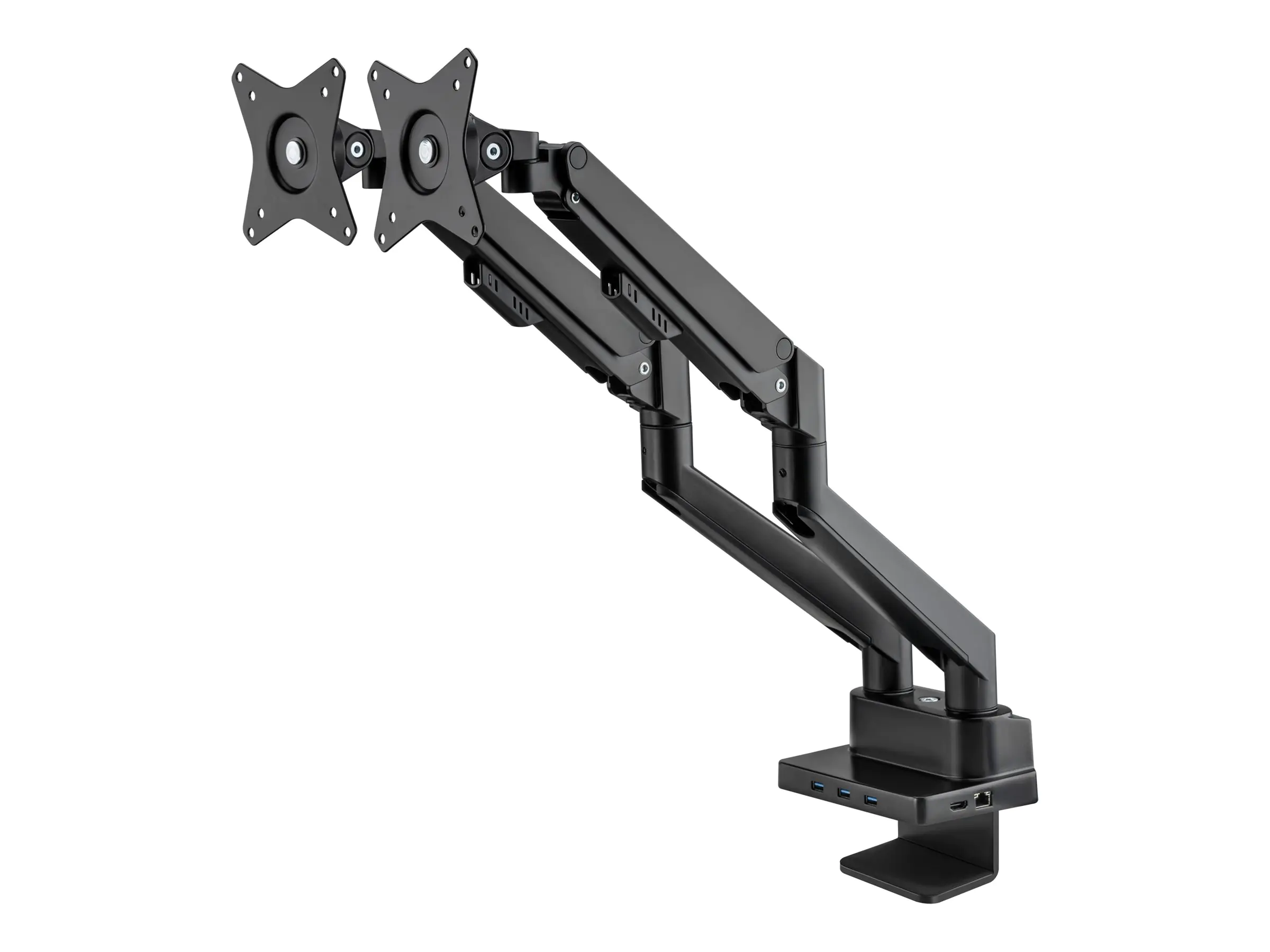 Manhattan TV & Monitor Mount with built-in Dock/Hub, Desk, Full Motion (Gas Spring) 461887