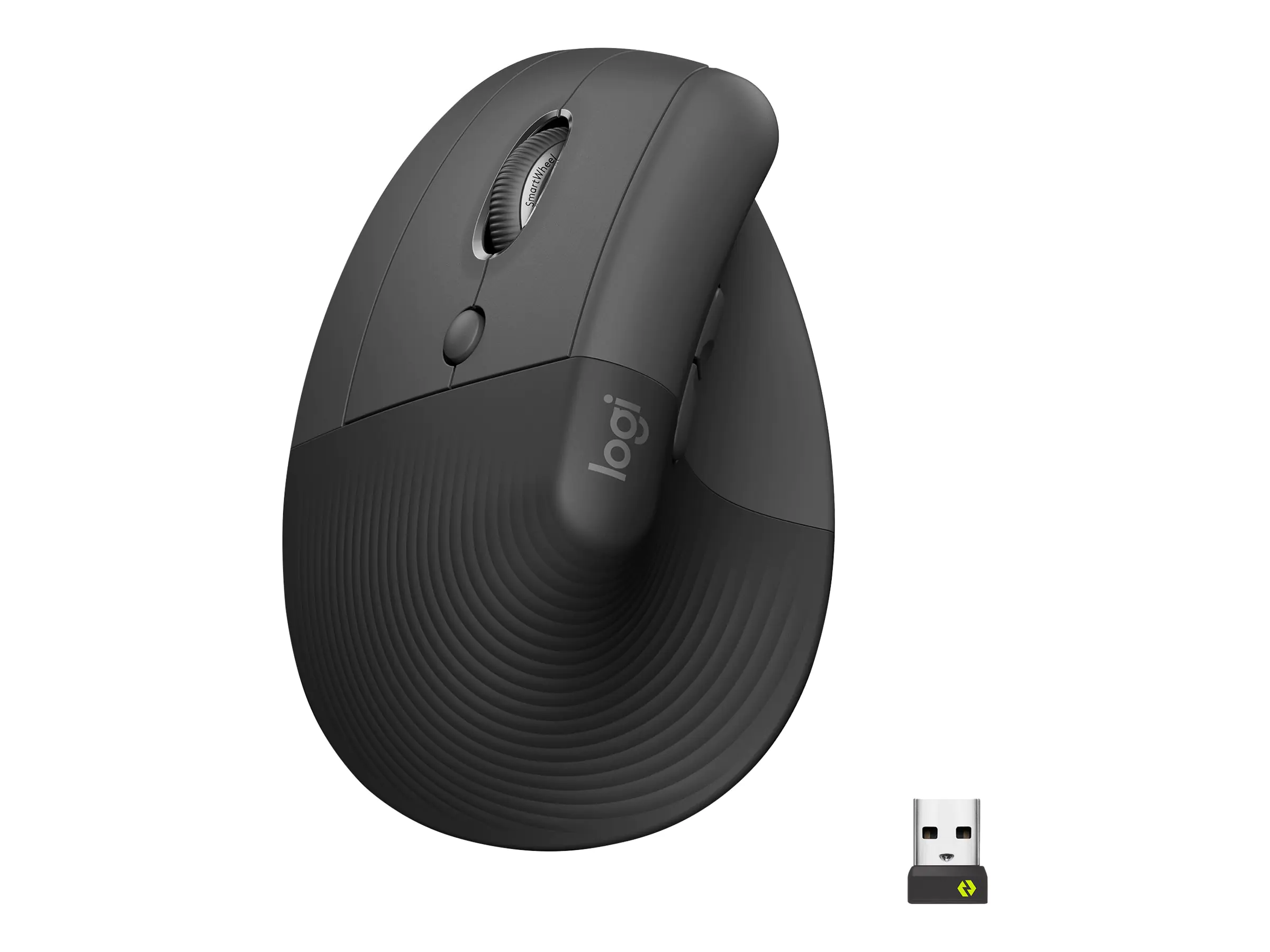 Logitech Lift for Business - Vertikale Maus - ergonomisch - Für Linkshänder - 6 Tasten - kabellos - Bluetooth, 2.4 GHz - Logitech Logi Bolt USB-Receiver - Graphite Logitech Lift for Business - Vertikale Maus - ergonomisch - Für Linkshänder - 6 Tasten - kabellos - Bluetooth, 2.4 GHz - Logitech Logi Bolt USB-Receiver - Graphite