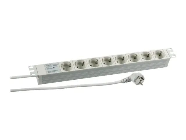 Heinrich Kopp Koop PROFIversal - Steckdosenleiste (Rack - einbaufähig) - Wechselstrom 250 V - Eingabe, Eingang power CEE 7/7 - Ausgangsanschlüsse: 8 (power CEE 7/3) 691687K