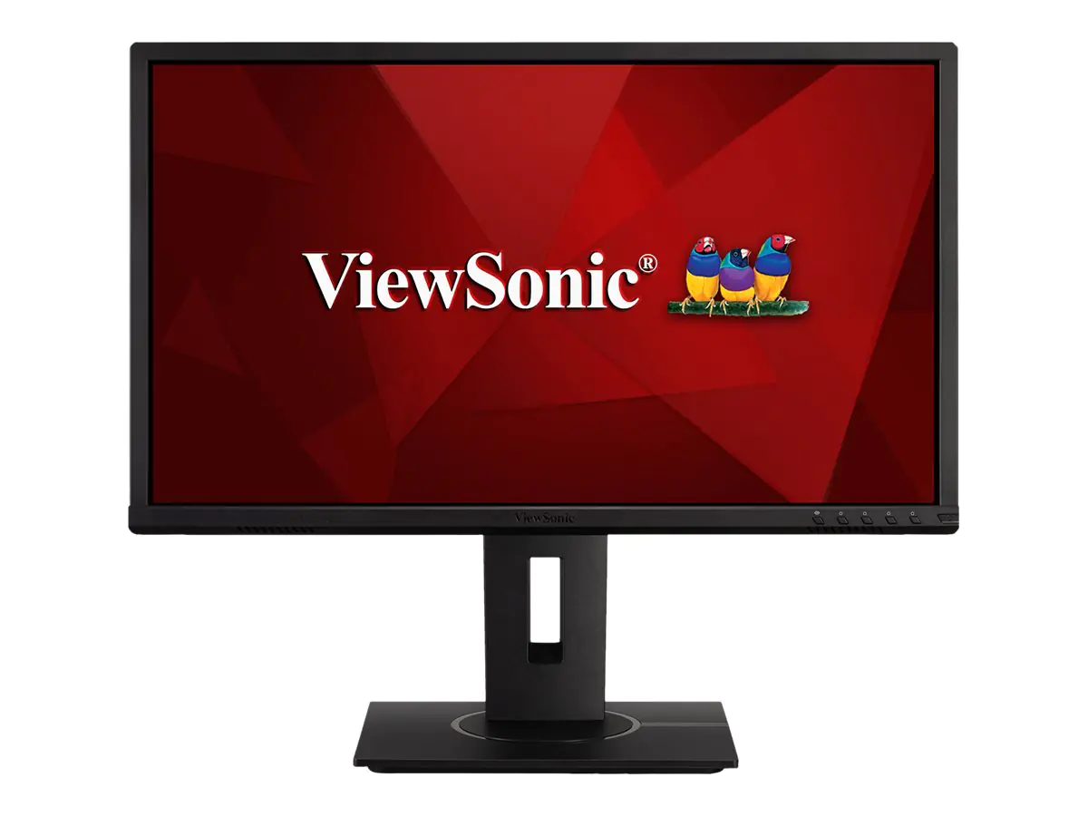 ViewSonic VG2440 - LED-Monitor - 61 cm (24") (23.6" sichtbar) - 1920 x 1080 Full HD (1080p) - MVA - 250 cd/m² - 1000:1 - 5 ms - HDMI, VGA, DisplayPort - Lautsprecher