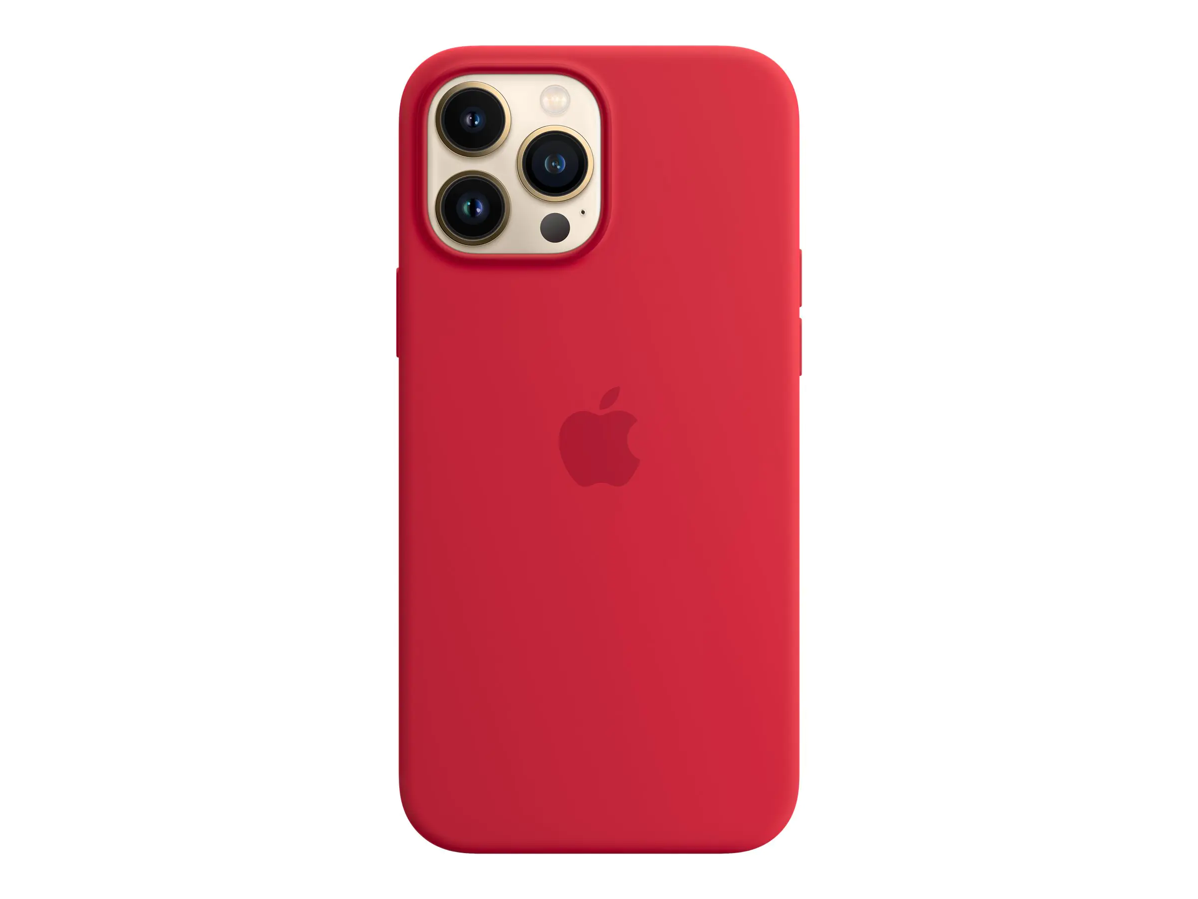 Apple - (PRODUCT) RED - hintere Abdeckung für Mobiltelefon - mit MagSafe - Silikon - Rot - für iPhone 13 Pro Max