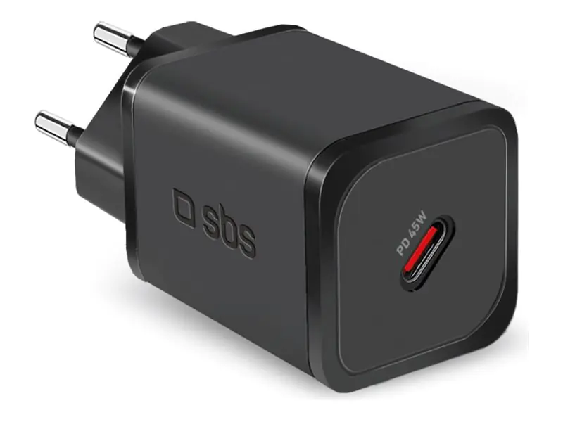 SBS NanoTube - Netzteil - GaN - 45 watt - 3 A - PD (USB-C) TETRGAN1C45W