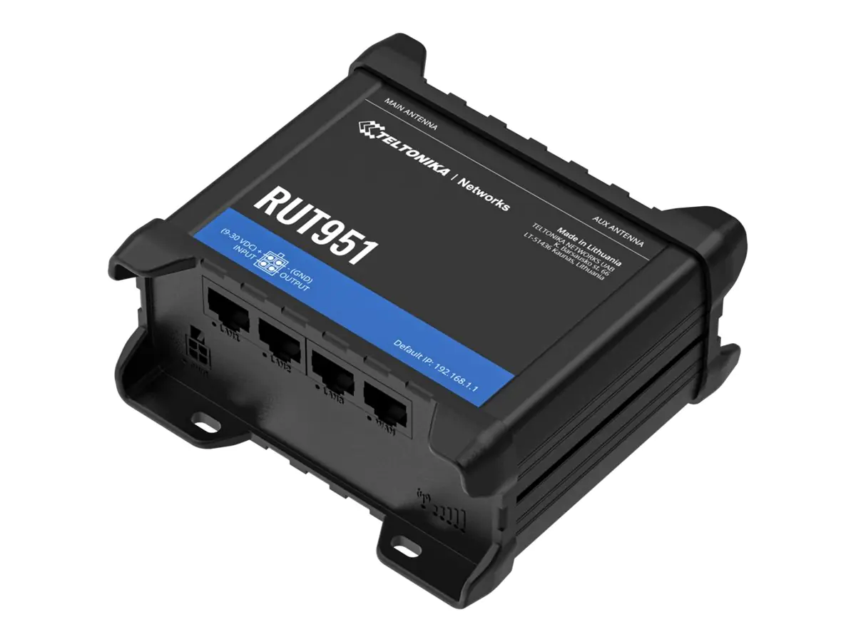 Teltonika RUT951 - Wireless Router - WWAN 3-Port-Switch RUT951000000