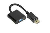 Good Connections Adapter DisplayPort Stecker an VGA Buchse 1920*1200 a60Hz vergoldete Kontakte ca.