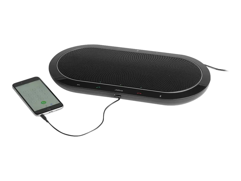 Jabra SPEAK 810 UC - Freisprechtelefon - Bluetooth - kabellos - NFC - USB, 3,5 mm Stecker Jabra SPEAK 810 UC - Freisprechtelefon - Bluetooth - kabellos - NFC - USB, 3,5 mm Stecker