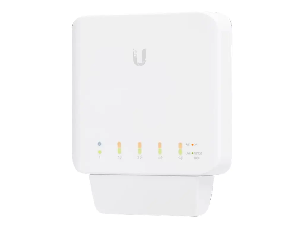 Ubiquiti UniFi Switch USW-FLEX - Switch - managed - 4 x 10/100/1000 (PoE) + 1 x 10/100/1000 (PoE) - wandmontierbar, Stangenmontage - PoE (46 W) Ubiquiti UniFi Switch USW-FLEX - Switch - managed - 4 x 10/100/1000 (PoE) + 1 x 10/100/1000 (PoE) - wandmontierbar, Stangenmontage - PoE (46 W)