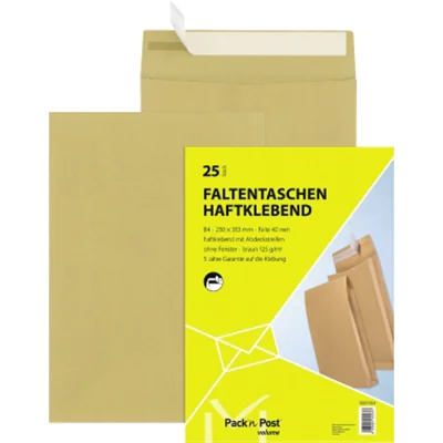MAILmedia Faltentasche 30011594 B4 130g oF hk braun 25St. MAILmedia Faltentasche 30011594 B4 130g oF hk braun 25St.
