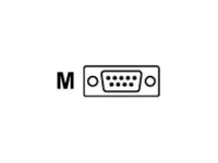 Honeywell - Seriell / Netzkabel - DB-9 (M) - 1.8 m - Schwarz - für Honeywell MS6520 Cubit