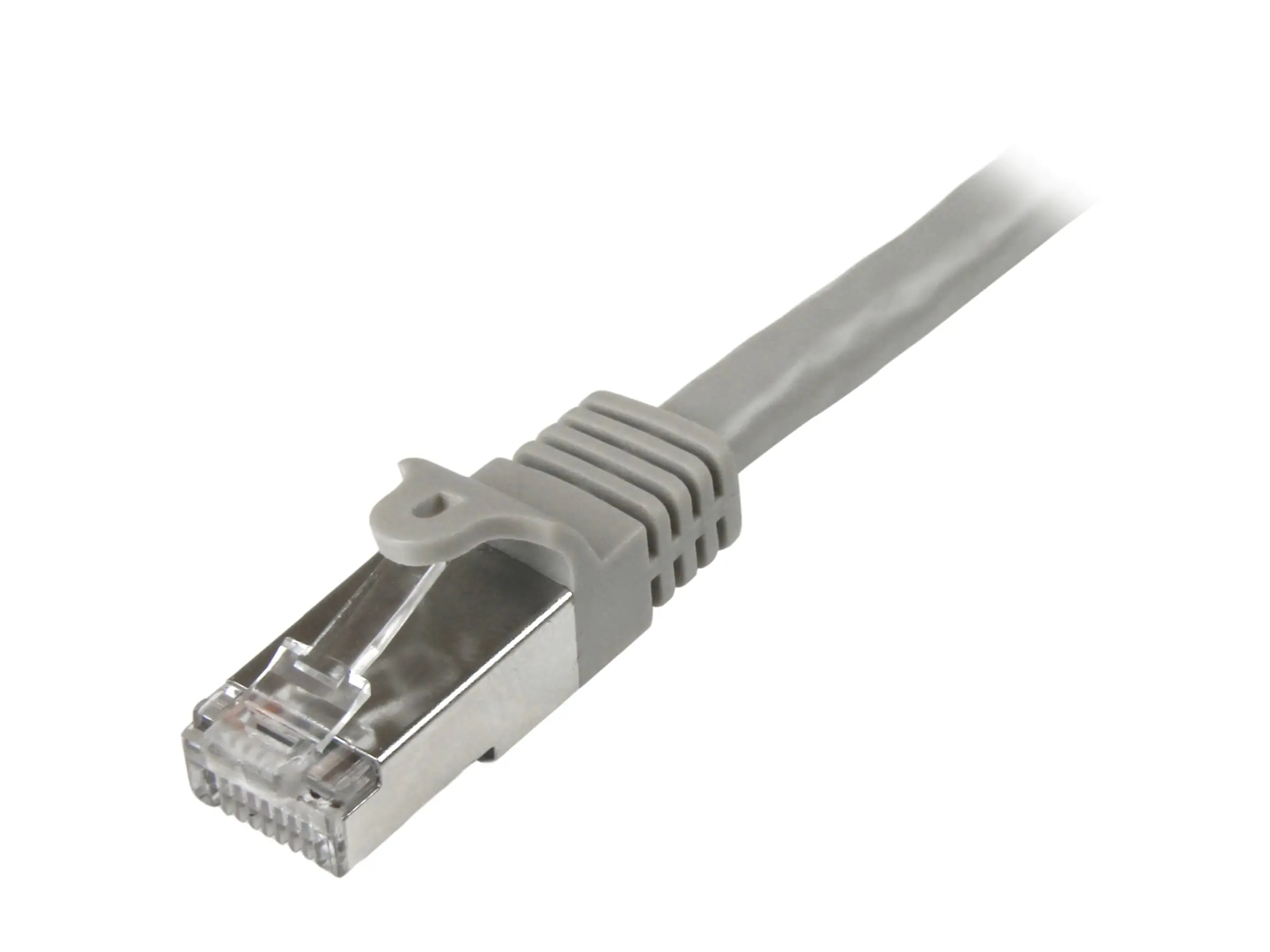 StarTech.com Startech 3m CAT6 Ethernet Cable, 10 Gigabit Shielded Snagless RJ45 100W PoE Patch Cord, CAT 6 10GbE SFTP Network Cable w/Strain Relief, Grey, Wiring is UL Certified/TIA - Category 6 - 26AWG (N6SPAT3MGR)