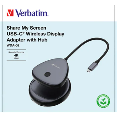 Verbatim USB-Hub USB-C schwarz