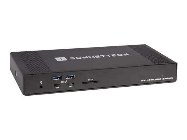 Sonnet Echo 20 SuperDock - Dockingstation - USB4 / Thunderbolt 4 - HDMI, Thunderbolt - 2.5GbE