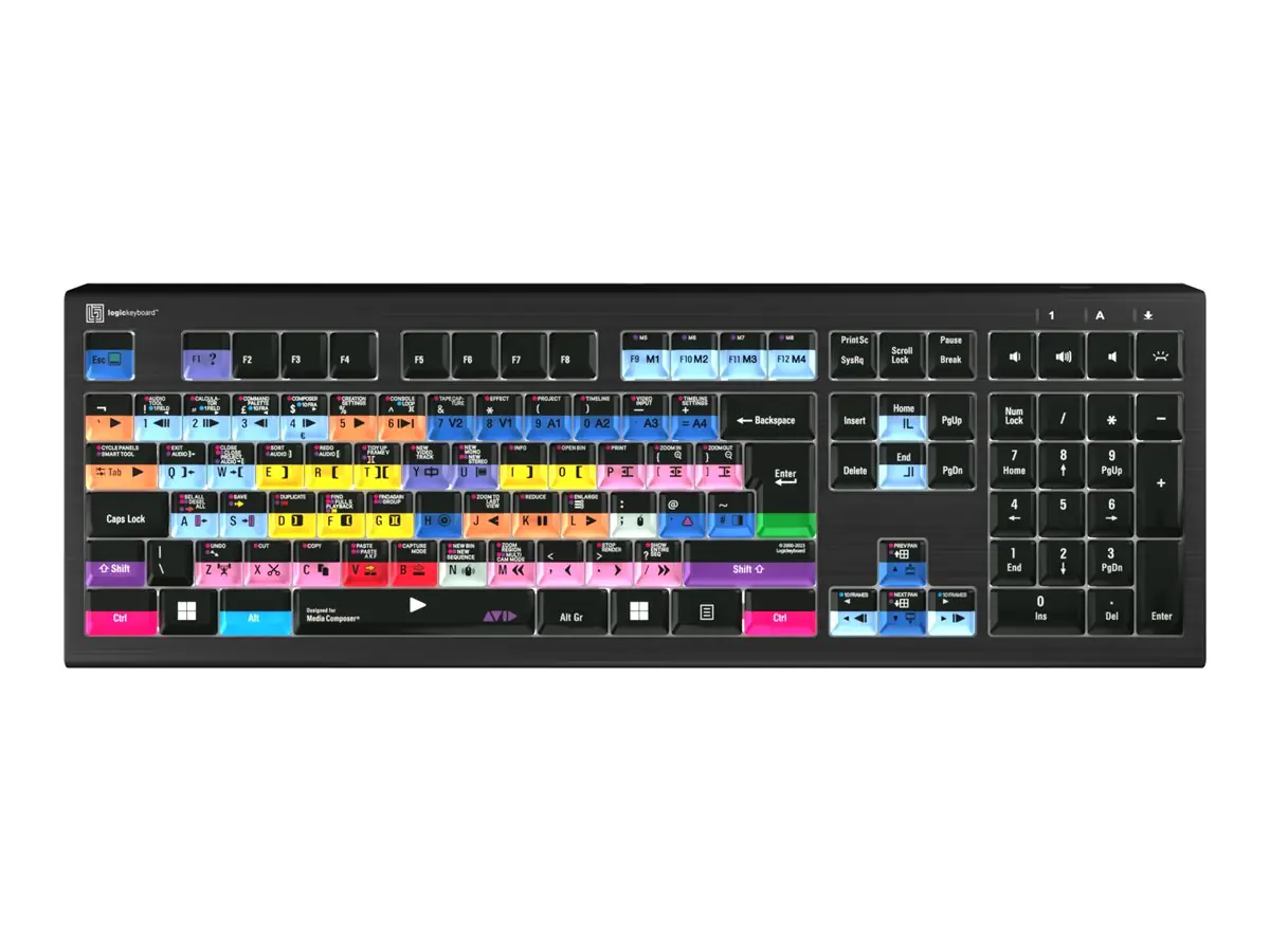 Logickeyboard Avid Media Composer Astra 2 - Tastatur LKB-MCOMP-A2PC-UK