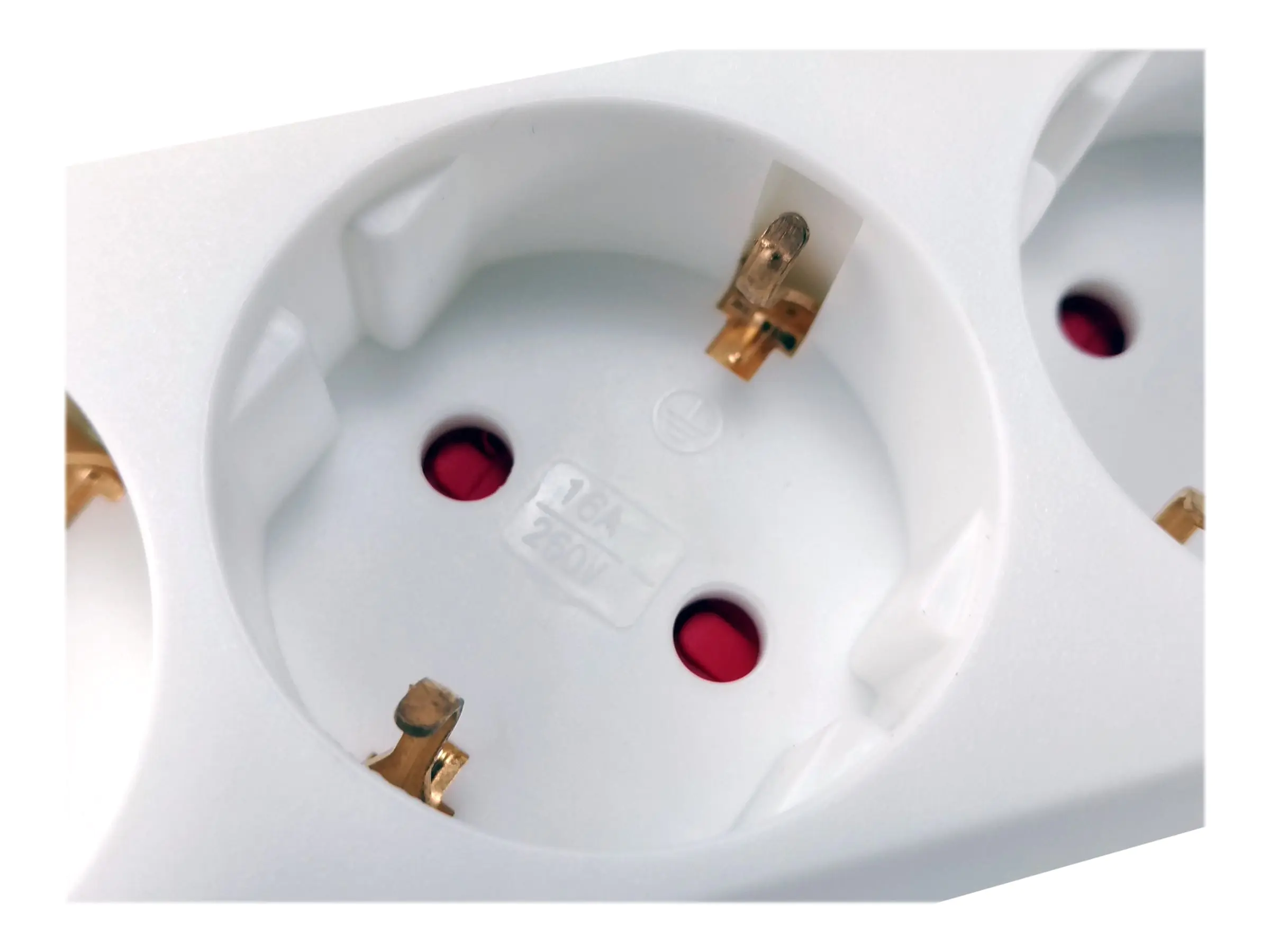 Equip Life - Version 1 - Steckdosenleiste - Wechselstrom 250 V - 3500 Watt - Eingabe, Eingang Typ F - Ausgangsanschlüsse: 3 (3 x Strom Typ F) 245551