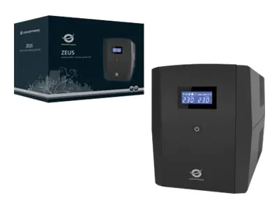 Conceptronic Zeus 04E - USV - Wechselstrom 220-240 V - 1320 Watt - 2200 VA - 9 Ah - USB - Ausgangsanschlüsse: 6