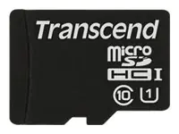 Transcend Premium - Flash-Speicherkarte (microSDHC/SD-Adapter inbegriffen) - 16 GB - UHS-I U1 / Class10 - microSDHC UHS-I