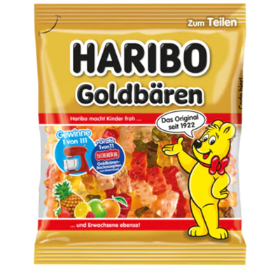 HARIBO Fruchtgummi Goldbären 175 g/Pack. HARIBO Fruchtgummi Goldbären 175 g/Pack.