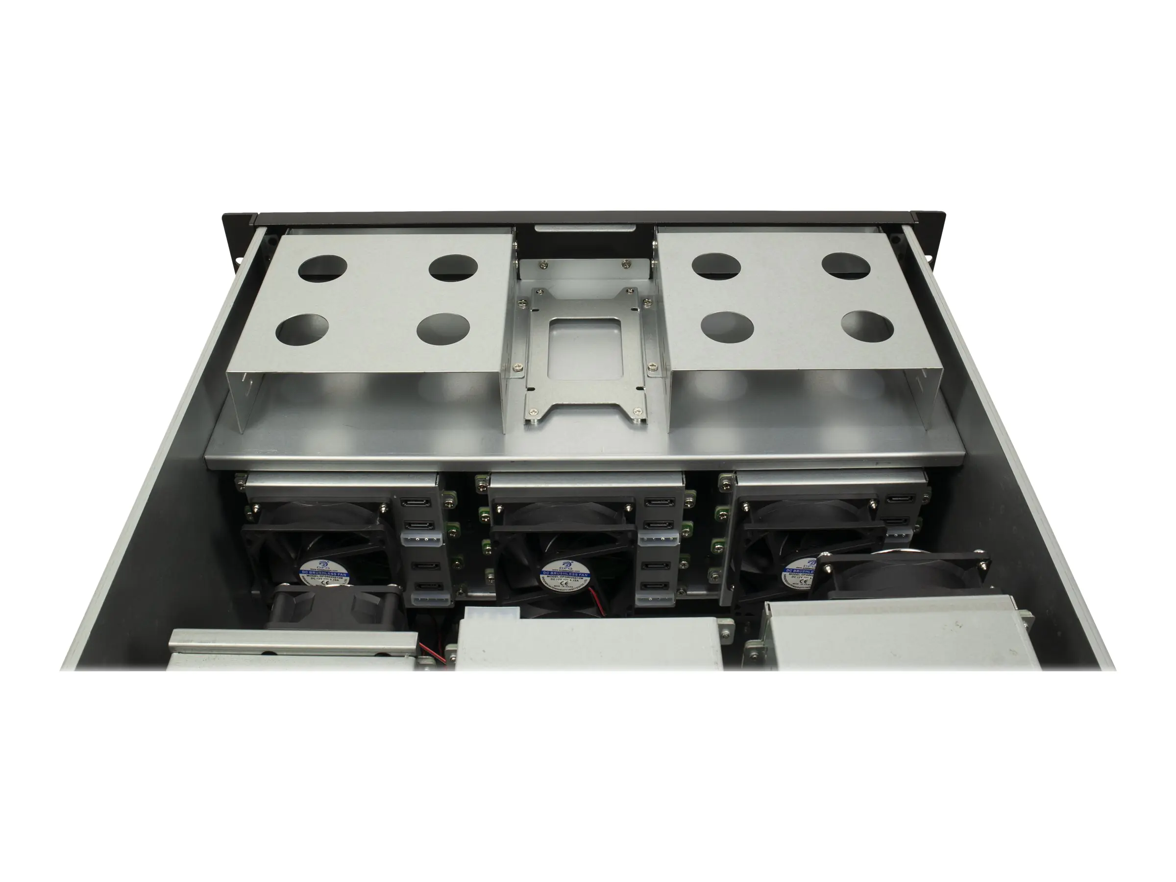 Inter-Tech IPC 6U-6520 - Rack-Montage - E-ATX / SSI EEB - Hot-Swap - keine Spannungsversorgung (ATX / PS/2) 88887338