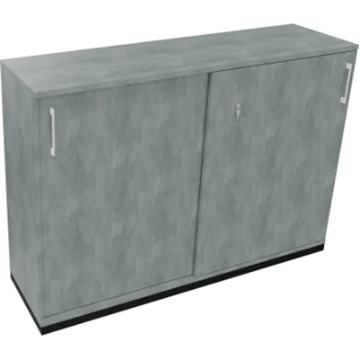 Schiebetürenschrank 3OH B1600xT442xH1133mm an/Beton hell Schiebetürenschrank 3OH B1600xT442xH1133mm an/Beton hell
