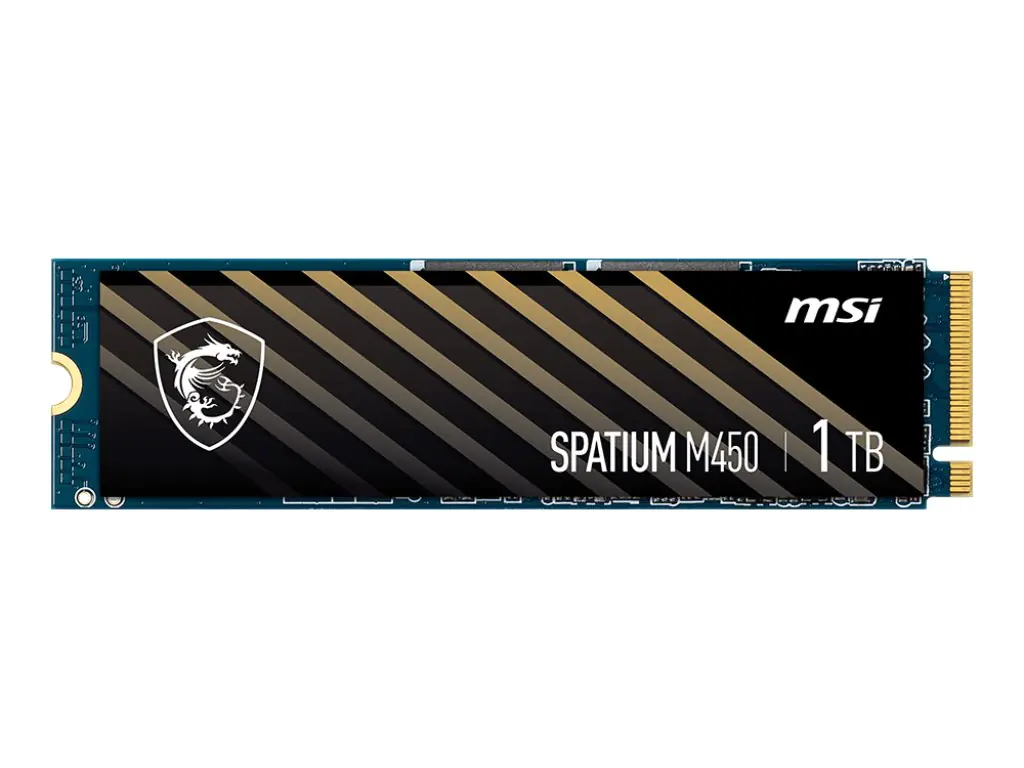 MSI SPATIUM M450 - SSD - 1 TB - intern - M.2 2280 - PCIe 4.0 x4 (NVMe)
