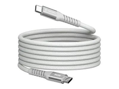 Verbatim - USB-Kabel - 24 pin USB-C (M) zu 24 pin USB-C (M) - 1.2 m - magnetisch, Charge and Sync, bis zu 480 Mbps, USB-C Power Delivery (60 W), unterstützt Power Delivery 3.0 - Grau