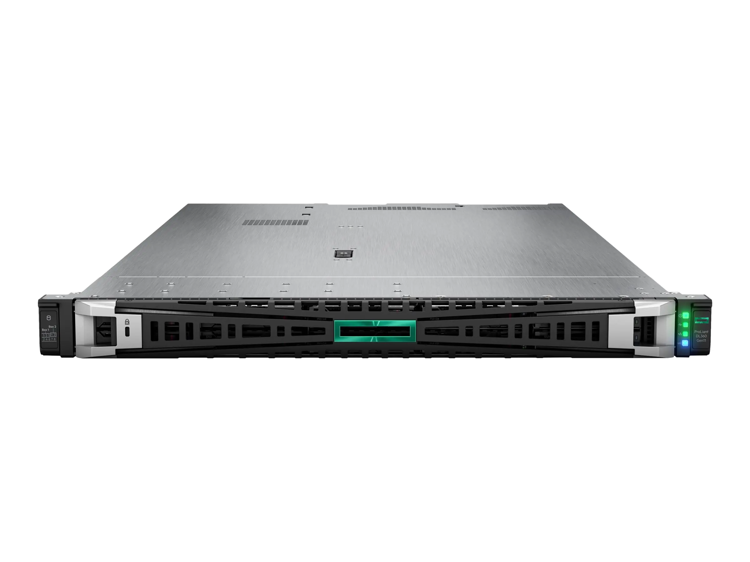 HPE ProLiant DL360 Gen11 Network Choice - Server - Rack-Montage - 1U - zweiweg - 1 x Xeon Silver 4510 / 2.4 GHz - RAM 64 GB - SATA - Hot-Swap 6.4 cm (2.5") P71673-425