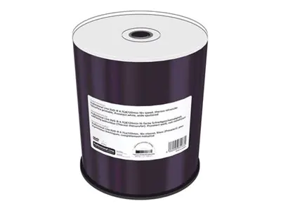 MEDIARANGE MRPL603-C - DVD-R - 120 mm - Druckbar - 100 Stück(e) - 4,7 GB
