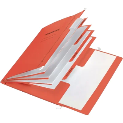 Pagna Personalakte 5 Fächer rot 10 Stk - Bürokleinmaterial 44105-01