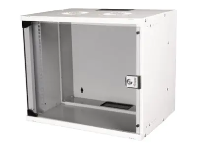 Equip Eco Mount - Schrank Netzwerkschrank - 540 x 400 mm - geeignet für Wandmontage - RAL 7035, Hellgrau - 9U - 48.3 cm (19") EWM-09-5440-G