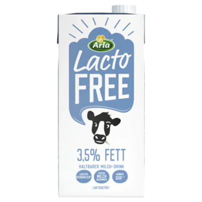 Arla® H-Milch LactoFREE laktosefrei 3,5% 10 x 1 l/Pack. Arla® H-Milch LactoFREE laktosefrei 3,5% 10 x 1 l/Pack.