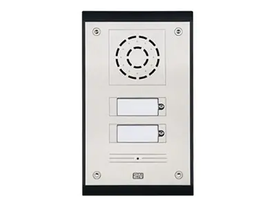 2N IP Uni - 2 buttons - IP-Intercom-Station - kabelgebunden - 10/100 Ethernet