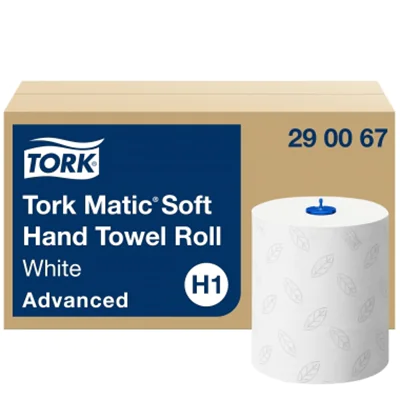 Tork Rollenhandtuch Matic 290067 H1-System 150mx21cm 2-lagig ws Tork Rollenhandtuch Matic 290067 H1-System 150mx21cm 2-lagig ws