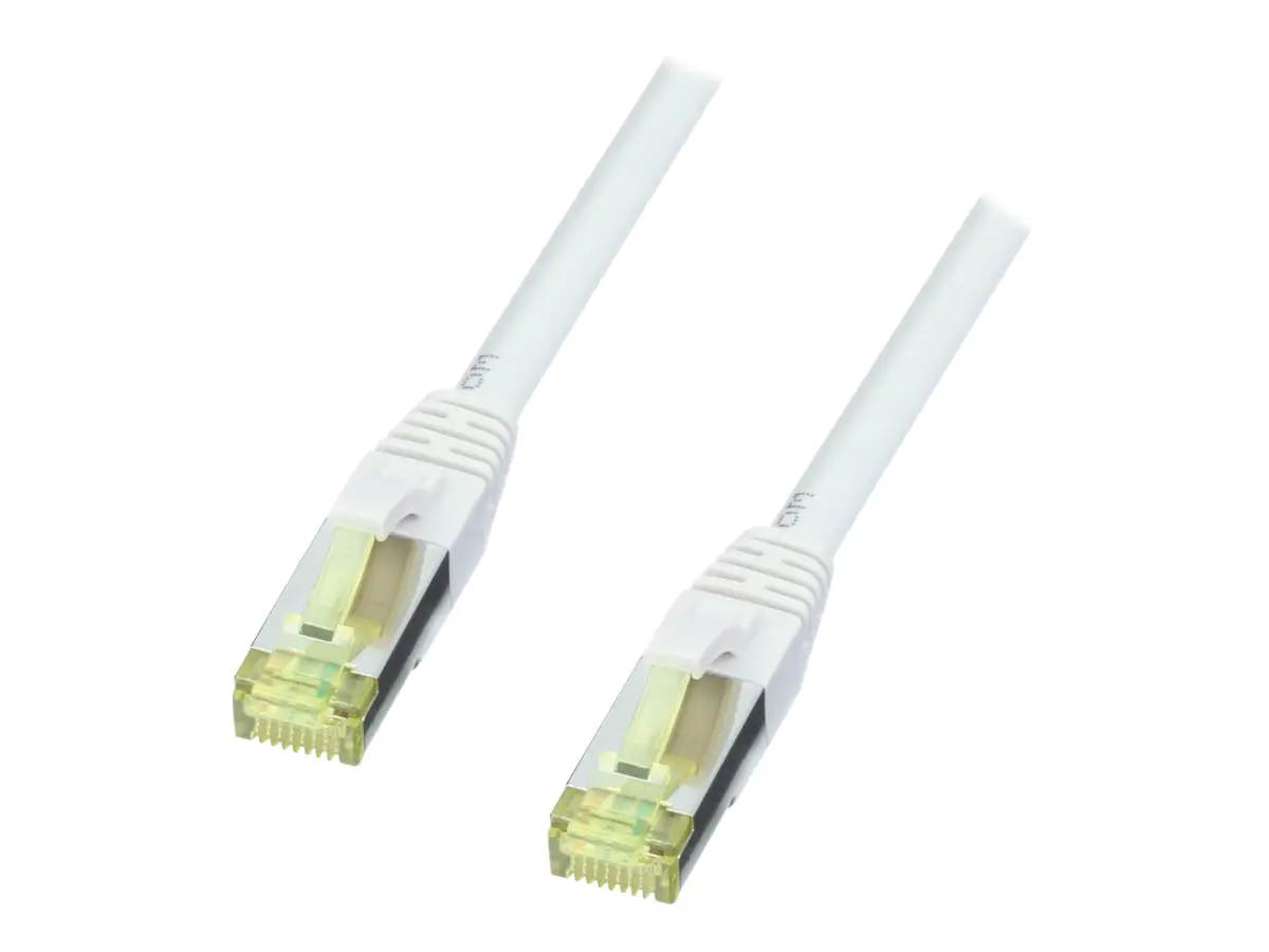 Lindy - Netzwerkkabel - RJ-45 (M) zu RJ-45 (M) - 2 m - SFTP, PiMF - CAT 7 (Kabel) / CAT 6a (Anschlüsse) - halogenfrei, ohne Haken - Grau