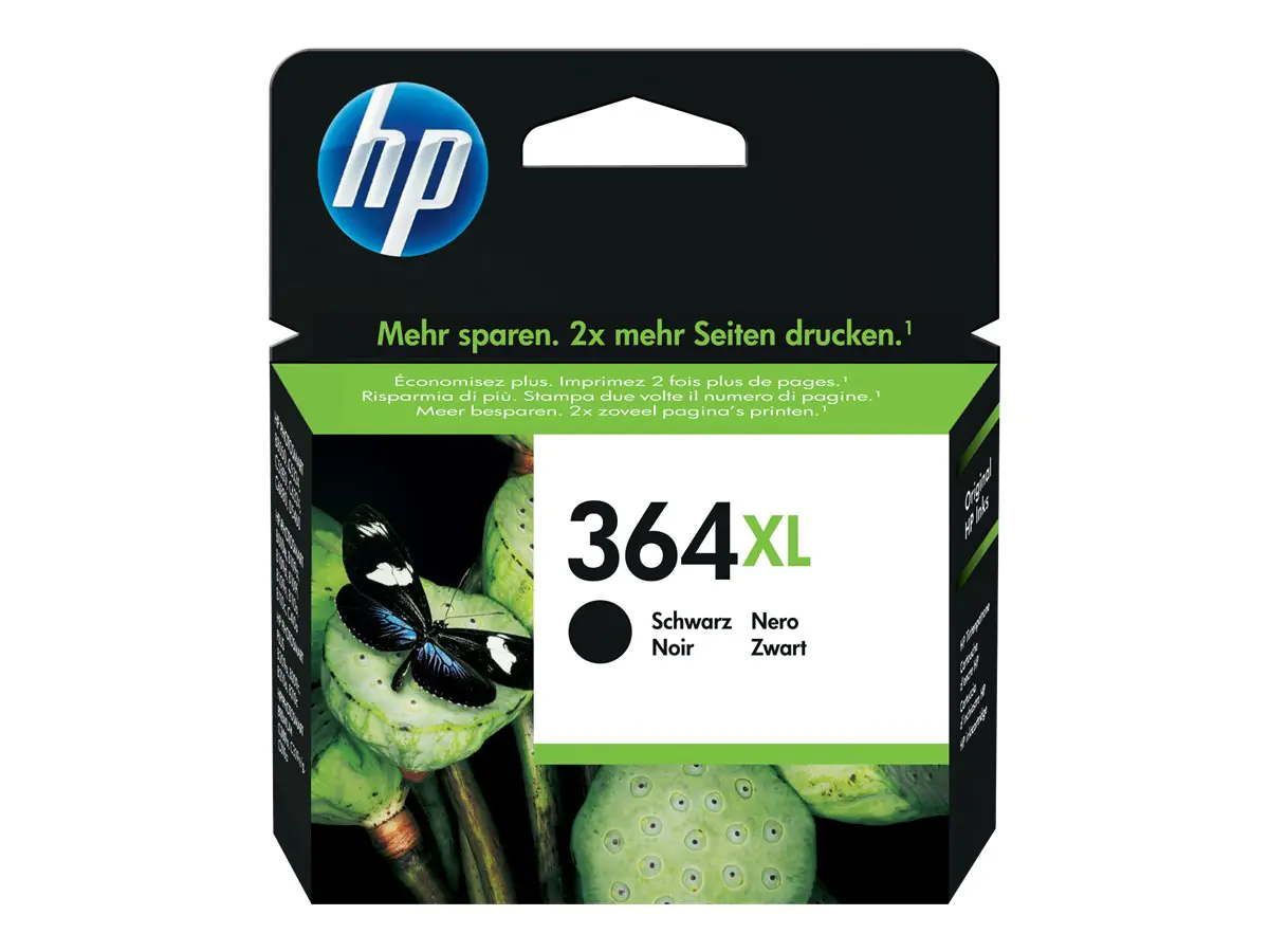 HP Tinte CN684EE 364XL schwarz 550 Seiten 18 ml Große Füllmenge 1 Stück
