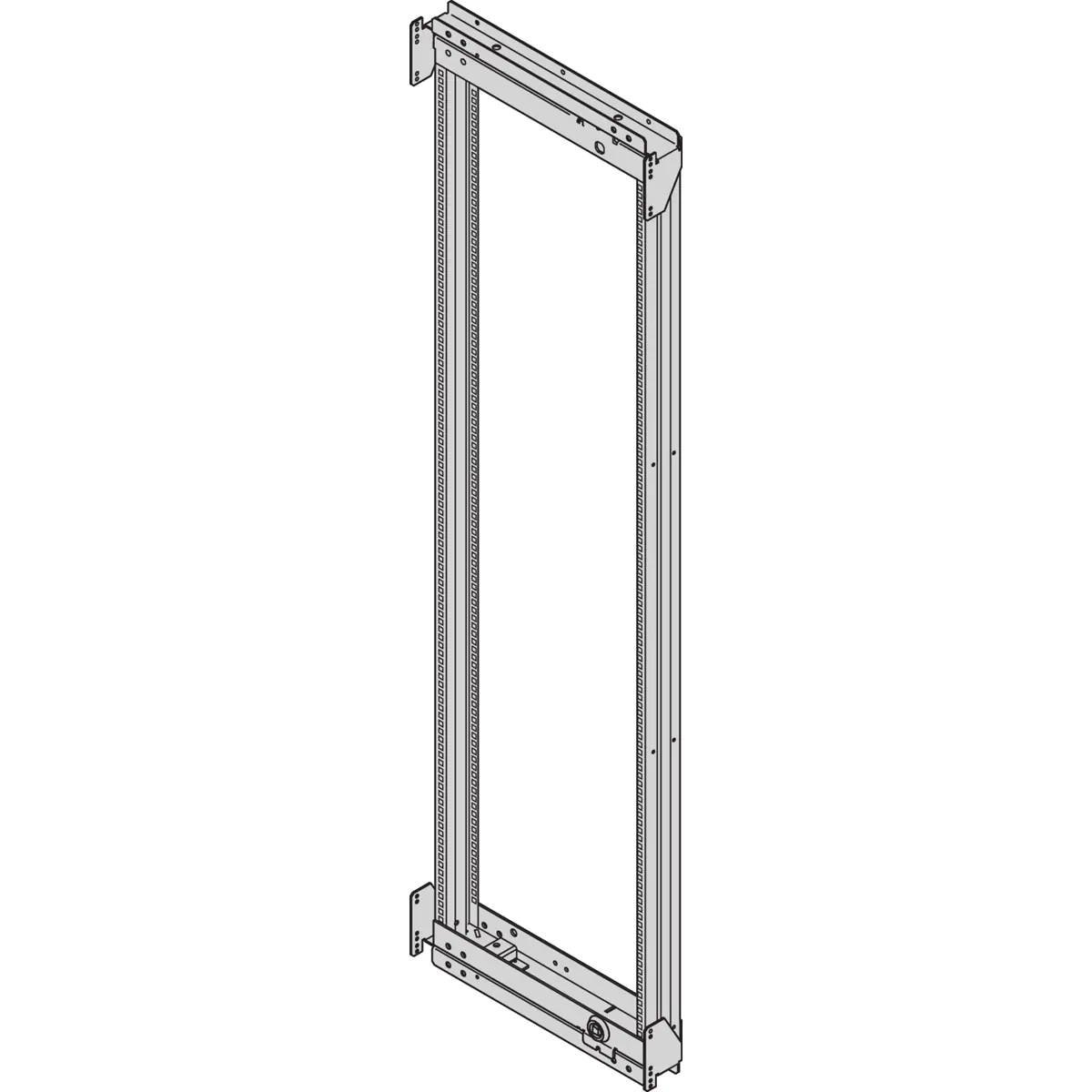 SCHROFF SCHWENKRAHMEN 120° 43/47HE 600L - Rack -Zubehör