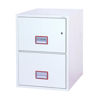Phoenix Hängeregistraturschrank World Class Vertical Fire File 53 x 72 x 67,5 cm (B x H xT) Stahl weiß