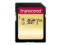 Transcend 500S - Flash-Speicherkarte - 128 GB - Video Class V30 / UHS-I U3 / Class10 - SDXC UHS-I