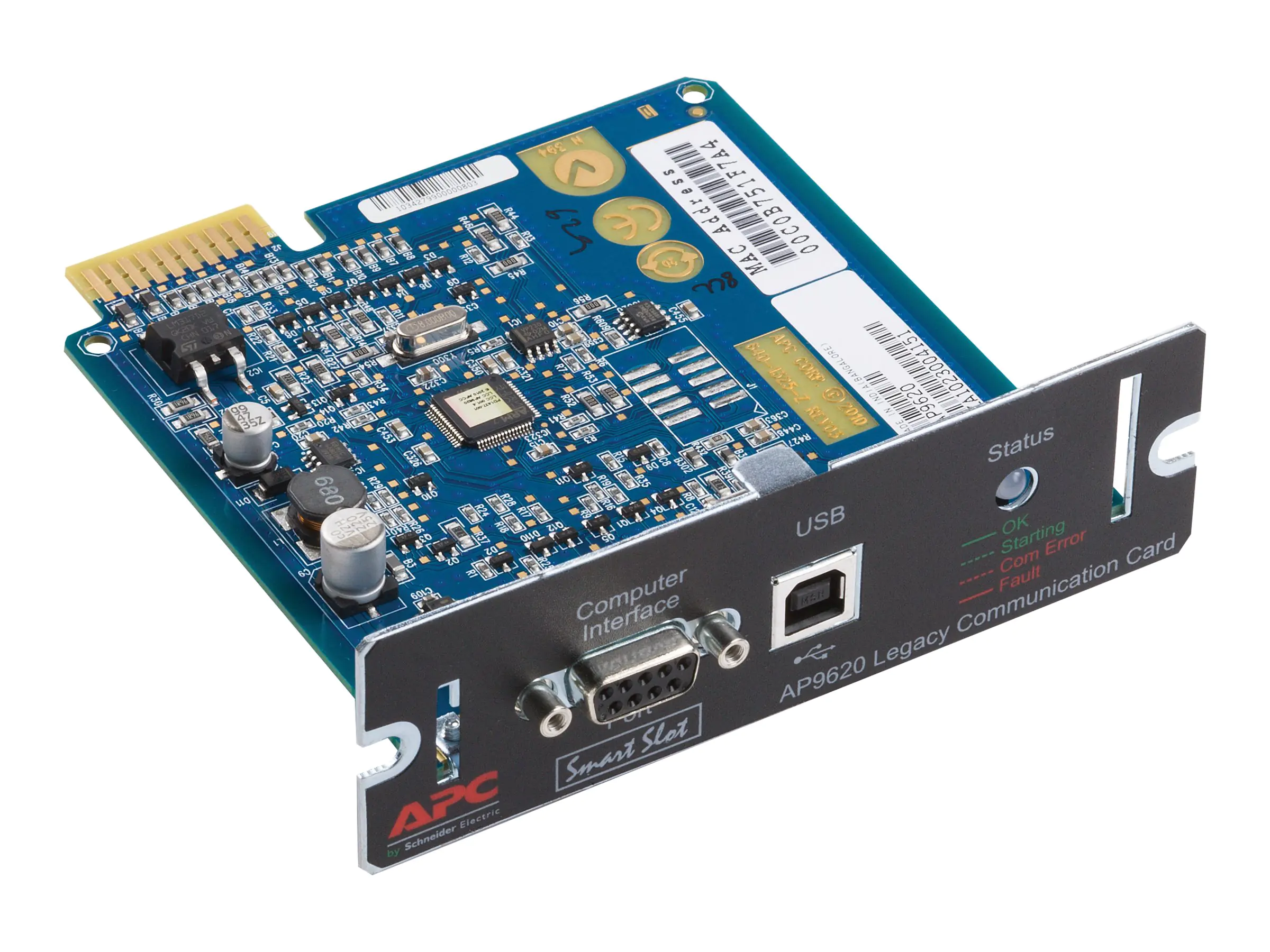 APC Legacy Communications SmartSlot Card - Fernverwaltungsadapter AP9620