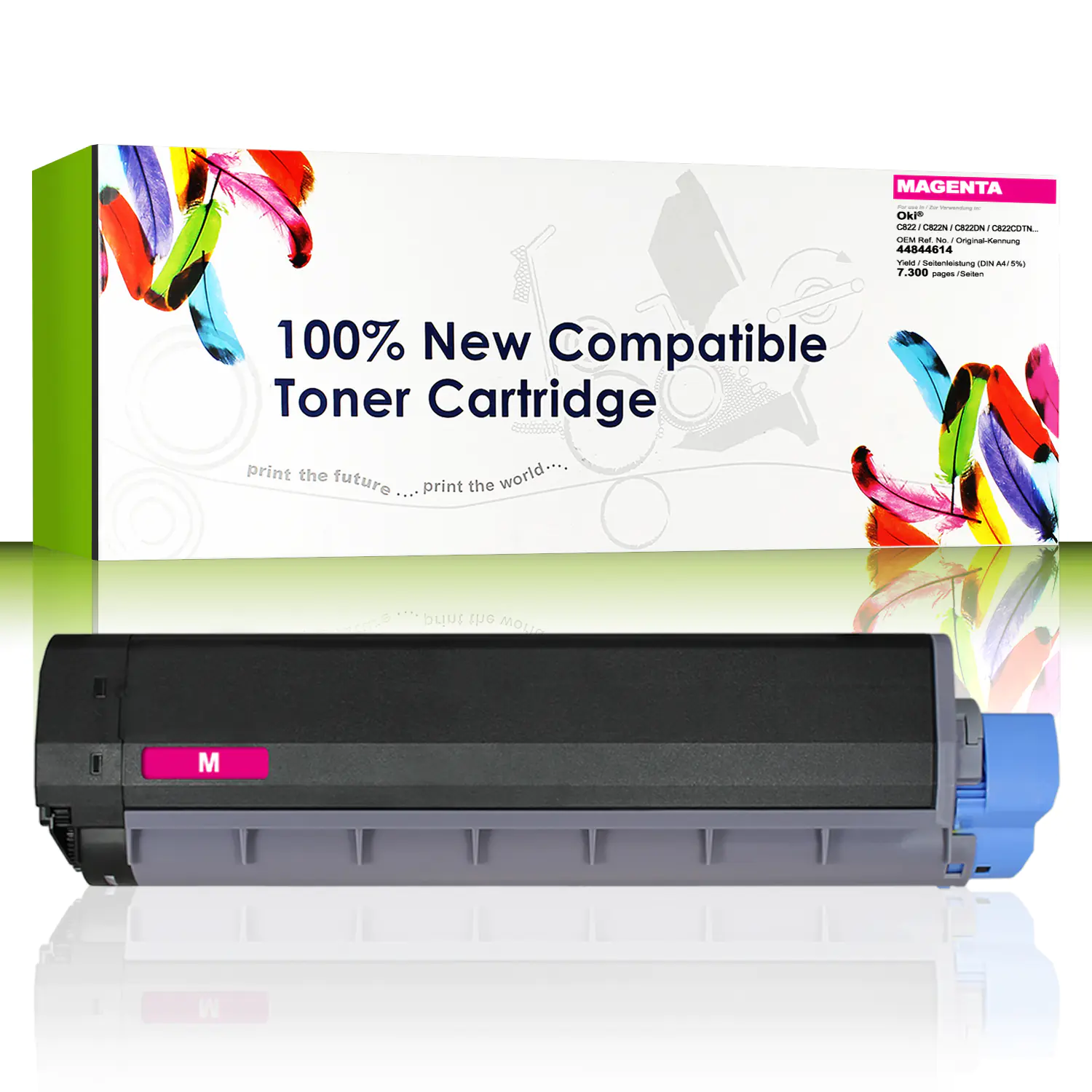 CartridgeWeb Toner kompatibel zu Oki 44844614 magenta 7.300 Seiten 1 Stüc CartridgeWeb Toner kompatibel zu Oki 44844614 magenta 7.300 Seiten 1 Stüc