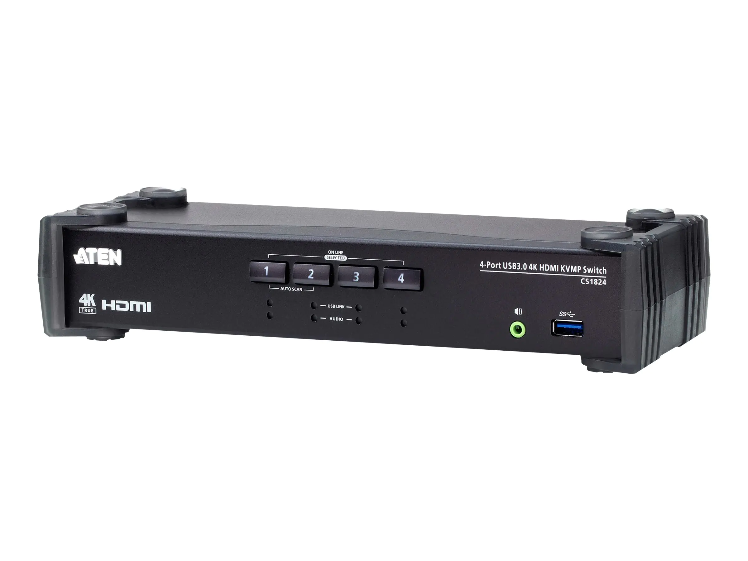 ATEN CS1824 KVMP Switch - KVM-/Audio-/USB-Switch - 4 x KVM/Audio/USB - 1 lokaler Benutzer - Desktop - für VanCryst VS182B ATEN CS1824 KVMP Switch - KVM-/Audio-/USB-Switch - 4 x KVM/Audio/USB - 1 lokaler Benutzer - Desktop - für VanCryst VS182B